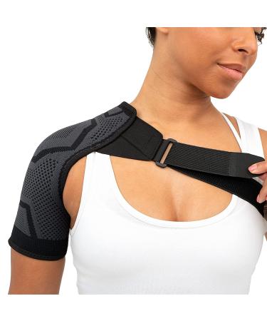 Copper Compression Shoulder Brace | PowerKnit Technology for Shoulder Pain Relief | Support Brace for Men & Women with Rotator Cuff Injuries - Large/XL - Buy Online on GoSupps.com
