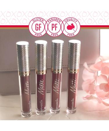 Mirabella Matte Lip Gloss Classic (Matte Taupe Nude) - Long-Wear Luxe Formula - Buy Online on GoSupps.com