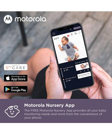 Motorola Baby Monitor VM44 - WiFi Video Baby Monitor with Camera 4.3" HD Screen - Connects to Nursery App  1000ft Long Range  Two-Way Audio  Remote Pan-Tilt-Zoom  Room Temp  Lullabies  Night Vision - Buy Online on GoSupps.com