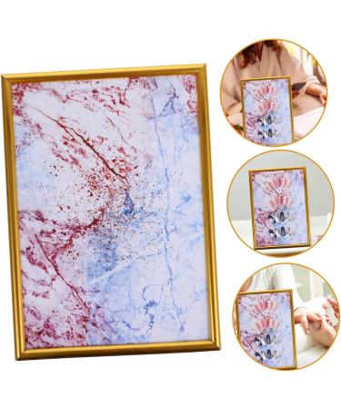 minkissy 1pc nail display board magnet frames Manicure Holding Frame Display Polish Board fake magnet display board for magnets Nail Art Holding Rack magnetic wooden pallet sample holder 30.5x21.5cm Golden - Buy Online on GoSupps.com