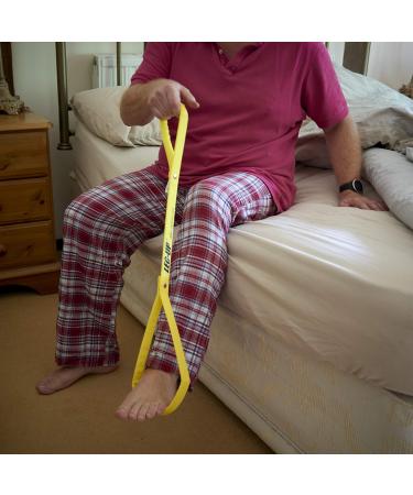 Helping Hand Company Leg Up Leg and Foot Lifter Mobility Aid Single Loop in Black. For Elderly Disabled Stroke Knee and Hip Replacement Rehabilitation Support. Easy to Use Leg Raiser - Buy Online on GoSupps.com