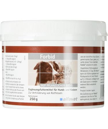 alfavet Forbid for the prevention of ingestion of droppings Against coprophagia Food supplement for Dogs and Cats Powder 250 g - Buy Online on GoSupps.com