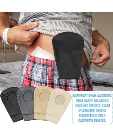 Stylish Sherr Ostomy Bag Covers - Odor Control Washable & Lightweight Pouch Liners for Men & Women (4 Colors 4 Pieces - Buy Online on GoSupps.com