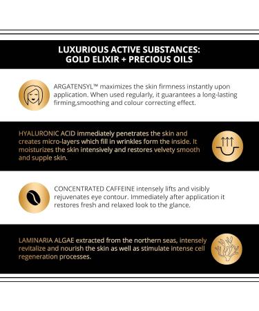 Eveline Cosmetics Gold Lift Expert Anti-Wrinkle Eye Cream 15ml - 24 Carat Gold | Shop Now for Youthful Skin - Buy Online on GoSupps.com