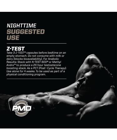 PMD Sports Flex Stack - Advanced 24-Hour Testosterone Booster for Lean Muscle Growth Strength Recovery & Libido - Buy N-Test 600 & Z-Test Online - Buy Online on GoSupps.com