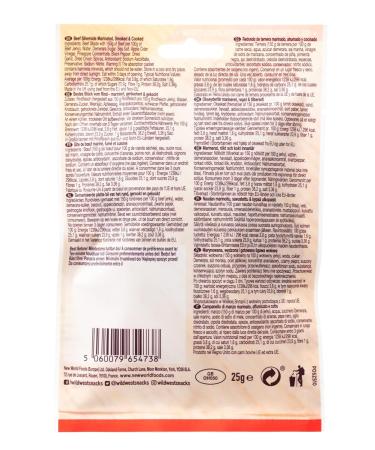 Wild West Steak Strips 25g - Original Beef Jerky | High Protein Dried Meat Snack - Buy Online on GoSupps.com