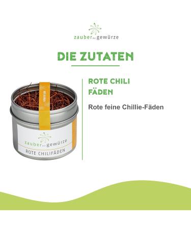 Magic Chili Threads - 8g of Premium Finely Cut Red Chili Peppers for Cooking & Decoration - Buy Online on GoSupps.com