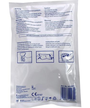 Medi-Inn Disposable Instant Cold Compress | 15.2 cm x 22.9 cm | Value Pack of 36 | Ideal for Pain Relief & Swelling - Buy Online on GoSupps.com