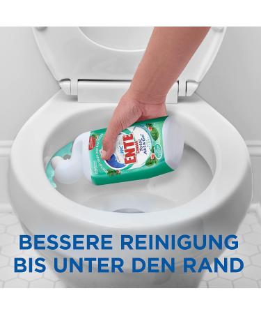Toilet Duck Totally Active Gel - Mint Melody Liquid Toilet Cleaner 750ml | Fresh Mint Fragrance | Effective International Shipping - Buy Online on GoSupps.com
