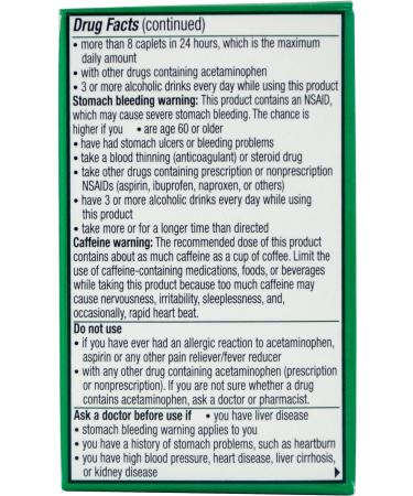 Excedrin Extra Strength Aspirin Pain Reliever Caplets - 1 Count - Buy Online on GoSupps.com