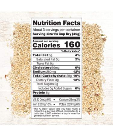 Roland Foods Mediterranean Seasoned Quinoa - Gluten Free, 5.46 oz (Pack of 6) - Buy Online on GoSupps.com