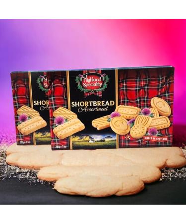 Shortbread Cookies Assortment Traditional Scottish Flavors 200g Twin Pack Tea Party - Buy Online on GoSupps.com