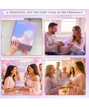 Rumbly 1st Trimester Mom-to-Be Essentials Box - Pregnancy Gifts for Expecting Mom - Care Package with Essential New Mommy Items & Pregnancy Must-Haves - First Trimester - Buy Online on GoSupps.com