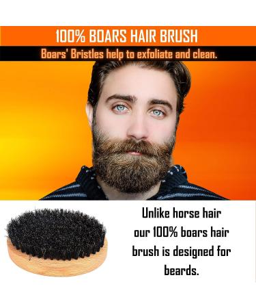 Tame the Wild Premium Beard Grooming Kit for Men - Natural Beard Growth Kit with Beard Wash, Brush, Comb, Balm, and Oil - Gift Set - Buy Online on GoSupps.com