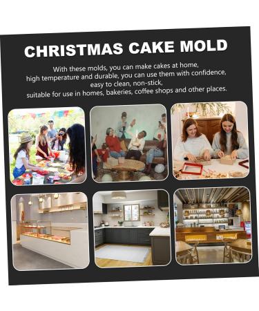 ifundom 24 Pcs Cake Mold Candy Mold Mold Fondant Molds 3D Christmas Tree Bakeware Supply Fudge Soap 7c - Buy Online on GoSupps.com