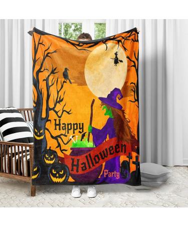 RPPORM Halloween Fleece Blanket - Soft Fluffy Throw for Bed Car & Office | Perfect for Men Women & Kids - Buy Online on GoSupps.com