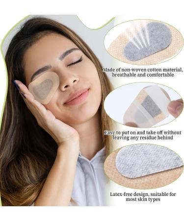40PC Adhesive Eye Patches - Breathable Disposable Eyepads for Adults & Kids | Latex-Free Bandages for Lazy Eye (3x2 Inch - Buy Online on GoSupps.com