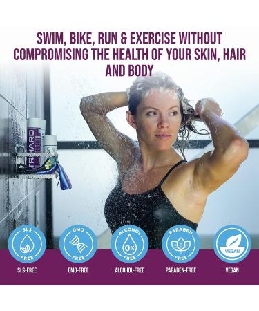 TRIHARD Swim Care Kit: Pre & Post Swim Conditioner, Swimmers Shampoo, and Body Wash for Removing Pool Chemicals and Hard Water Effects - Buy Online on GoSupps.com