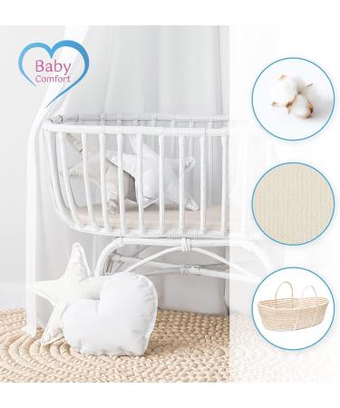 Fitted Oval Sheet - 100% Cotton Jersey in Cream | Soft & Durable | International Shipping - Buy Online on GoSupps.com