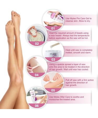 Mylee Professional Stripless Hard Wax Beads 500g Stripless Depilatory Waxing Pellets Solid Film Beans Painless Gentle Hair Removal of Full Body Face & Bikini Line (Coconut & Arnica Pack of 2) 500 g (Pack of 2) - Buy Online on GoSupps.com