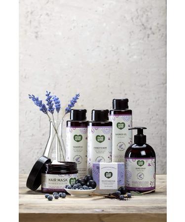 ecoLove Natural Body Wash for Dry Skin - Organic Blueberry & Lavender | Vegan, SLS & Paraben-Free, 17.6 oz - Buy Online on GoSupps.com