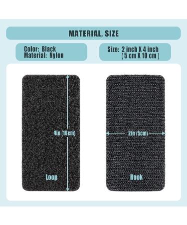 16 Sets 2x4 Inch Heavy Duty Hook and Loop Tape - Carpet Rug Tape for Wall Hanging, Fixing, and Installing - Industrial Strength Adhesive Backing for Office and Household Use - Buy Online on GoSupps.com