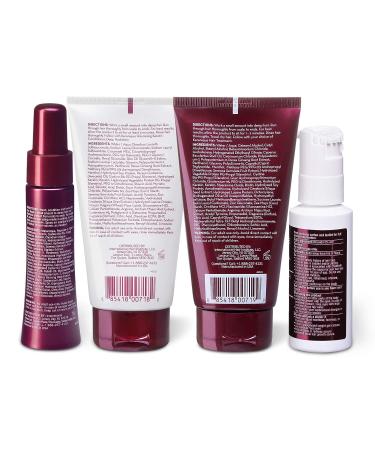 Keranique Hair Regrowth System - 30 Days | Minoxidil, Keratin Amino Complex | Sulfate, Dye, Paraben-Free | Shampoo, Conditioner, Repair Spray - 4 Piece Set - Buy Online on GoSupps.com
