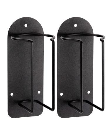 Noverlife Wall Mounted Hair Clipper Holder 2 Pack - Barber Tools Organizer & Electric Hair Trimmer Storage Stand - Black Steel Metal Rack for Hairdresser Display - Buy Online on GoSupps.com