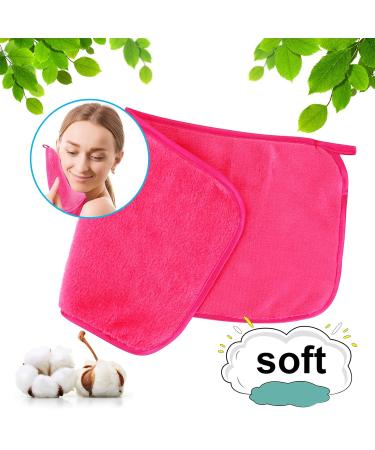 Demplation Microfiber Makeup Towels (5pcs) - Hypoallergenic & Reusable Makeup Remover Cloths - Clean with Water - Ideal Facial Cleaning Solution - Buy Online on GoSupps.com