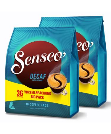Senseo decaffeinated coffee pods/flavorName boxes decaffeinated, deep, intense coffee aroma & balanced pads for kaffepadmaschinen 72
