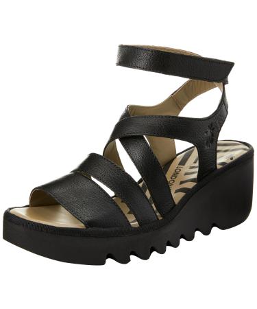 Fly London Women's Bafy485fly Sandal 3 UK Black