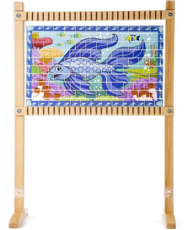 Melissa & Doug Wooden Multi-Craft Weaving Loom - Extra-Large Frame - 22.75 x 16.5 inches - Buy Online on GoSupps.com