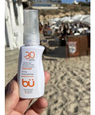 SPF 30 Sunscreen Spray 1 Ounce - Natural Citrus Scent | Broad Spectrum Protection - Buy Online on GoSupps.com
