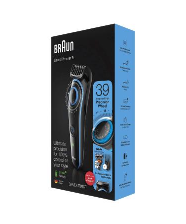 Braun Beard Trimmer BT5240 - Cordless & Rechargeable Hair Clippers for Men with Gillette ProGlide Razor - Buy Online on GoSupps.com