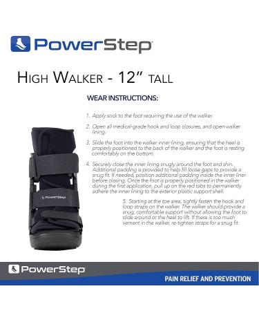 PowerStep Low Walker 12" - Post-Operative Foot & Ankle Support | Medium | International Shipping Available - Buy Online on GoSupps.com