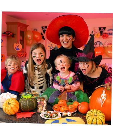 Didiseaon 32 Sheets Halloween Face Lifting Belt Kids Party Decorations Party Sticker Halloween Face Sticker Stickers Fluorescent Face Decals Transfer Paper Grimace Decorate Child - Buy Online on GoSupps.com