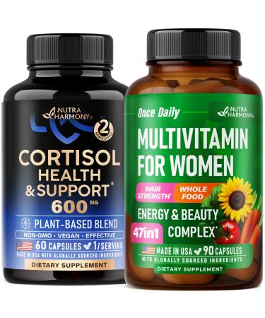 NUTRAHARMONY Cortisol Support & Multivitamins for Women Capsules