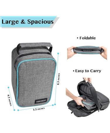 Smell Proof Combination Lock Stash Bag Organizer Case - Gray | Travel & Medicine Storage Box | Ideal Gift - Buy Online on GoSupps.com