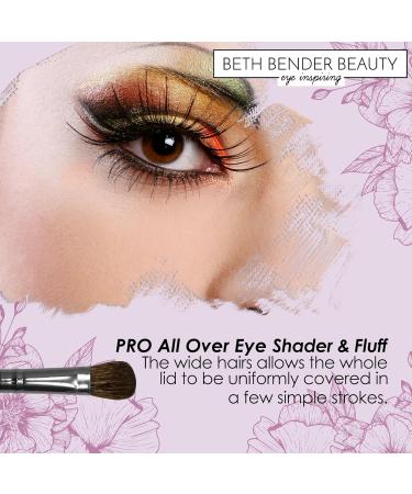 Beth Bender Beauty Pro All Over Eye Shader & Fluff Brush | Premium Eye Makeup Brush for Flawless Application - Ships Internationally - Buy Online on GoSupps.com