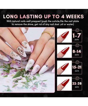 Makartt Stiletto Nail Tips - 500 Pieces Acrylic False Nails Short Stiletto Tips 10 Sizes for Perfect Manicure - Buy Online on GoSupps.com