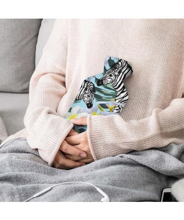 Striped Horse Hot Water Bottle with Plush Cover | Hand Warmer for Adults & Children - 26.5x15.3cm | International Shipping Available - Buy Online on GoSupps.com