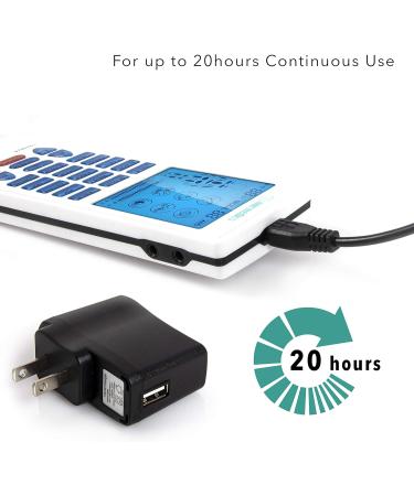 Rechargeable Tens Unit Muscle Stimulator | Shoulder Neck Back Pain Relief | Pulse Massager for Effective Pain Relief - Buy Online on GoSupps.com
