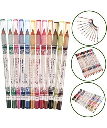 minkissy Set of Colored Eyeliner Pens Makeup Eyeliner Eyelashliner Lipliner and Eyeshadow for Women mediumx2pcs as shown x 2pcs - Buy Online on GoSupps.com