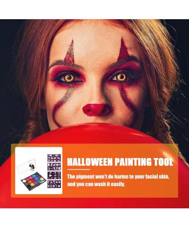Buy FOMIYES Halloween Face Paint Kit - 2 Sets of Oil Paints & Brushes for Special Effects Makeup | Child-Friendly Festival Supplies - Buy Online on GoSupps.com
