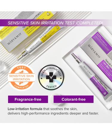 Mary&May Spicule Duo Set: Collagen & Retinol PDRN Cream | Anti-Aging Firming Plumping Pore Care | Korean Skincare | 2x15g - Buy Online on GoSupps.com