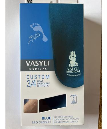 Vasyli Custom Blue Orthotics - Medium Size 7-8.5 - Buy Online on GoSupps.com