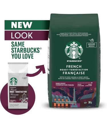 Starbucks French Roast Ground Coffee 340 Grams(pack of 6) French Dark Roast 6 Count - Buy Online on GoSupps.com