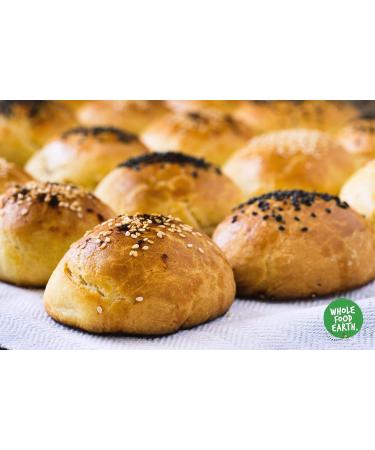 Wholefood Earth Organic Black Sesame Seeds 250g - Raw, GMO-Free, Vegan | Certified Organic - Buy Online on GoSupps.com