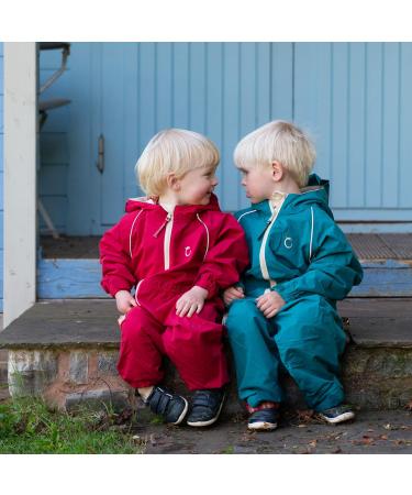 Hippychick Waterproof All In One Shell Rainsuit for Kids 3-4 Years Red - Buy Online on GoSupps.com
