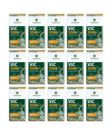 Venessa VIC 100 S Pack of 15 instant soluble coffee 15 x 500 g - Roasted coffee, mild and round in taste - Premium quality coffee for vending machines,